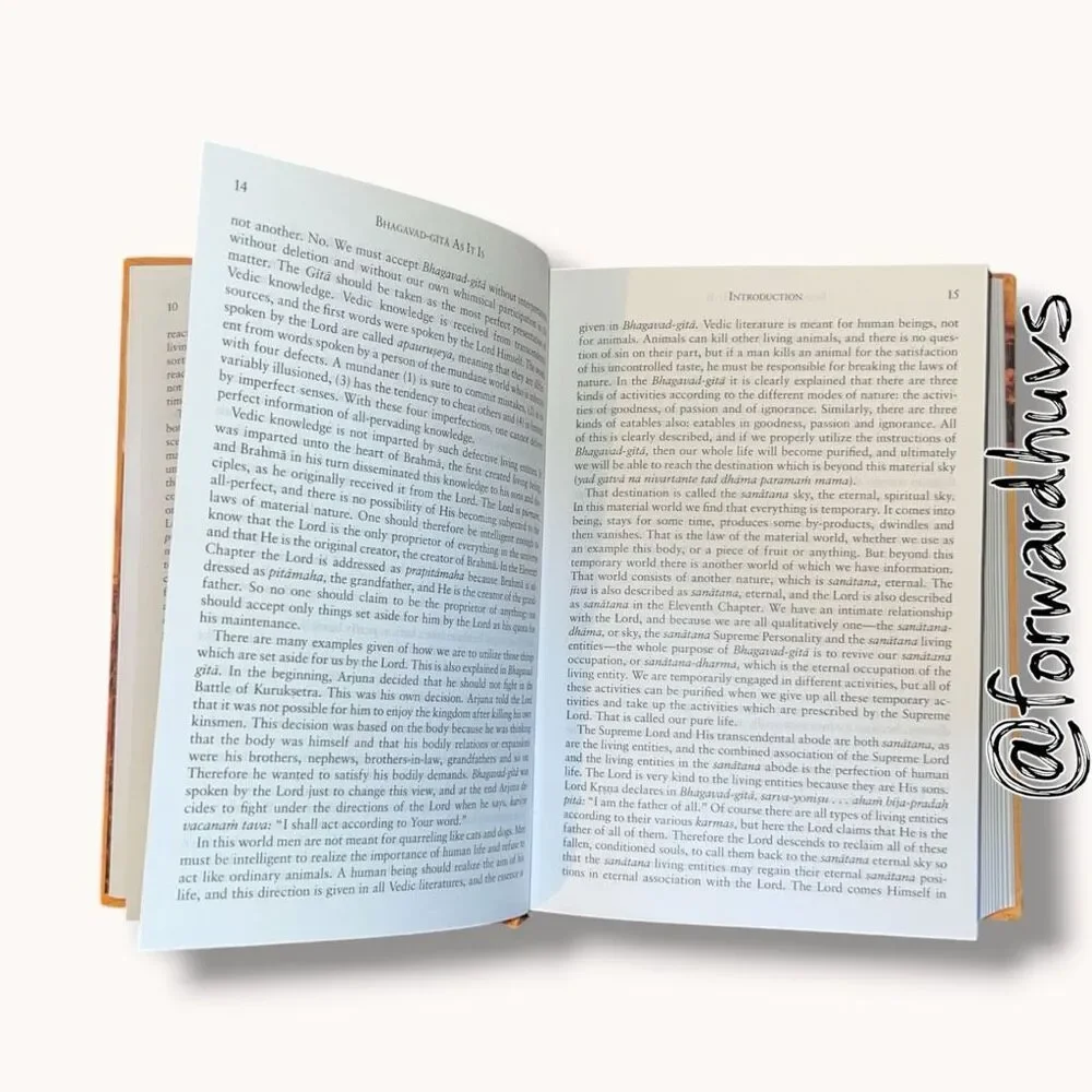 Bhagavad Gita As It Is Hardcover A.C. Bhaktivedanta Swami Prabhupada